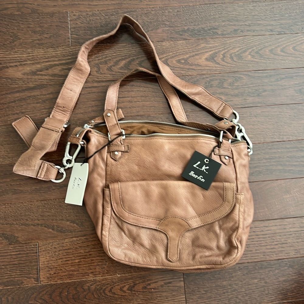 Leather crossbody bag